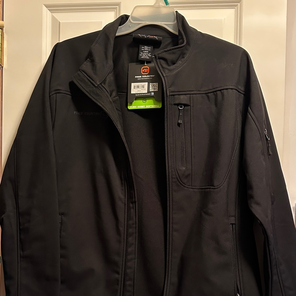 Free Country Men's Black Performance Jacket